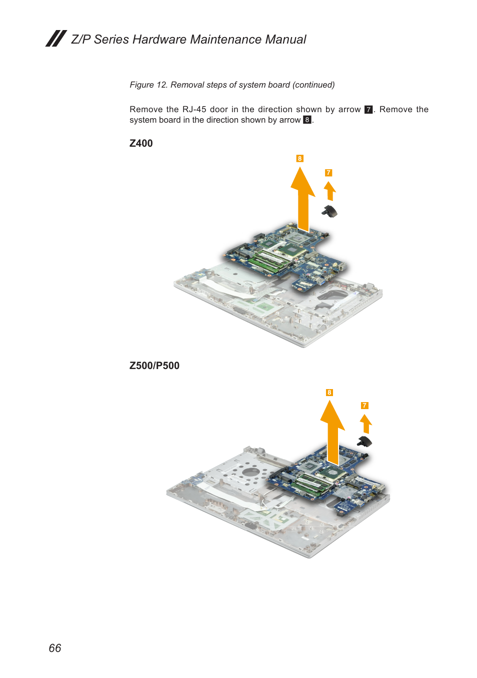 Z/p series hardware maintenance manual | Lenovo IdeaPad P500 Touch Notebook User Manual | Page 70 / 121