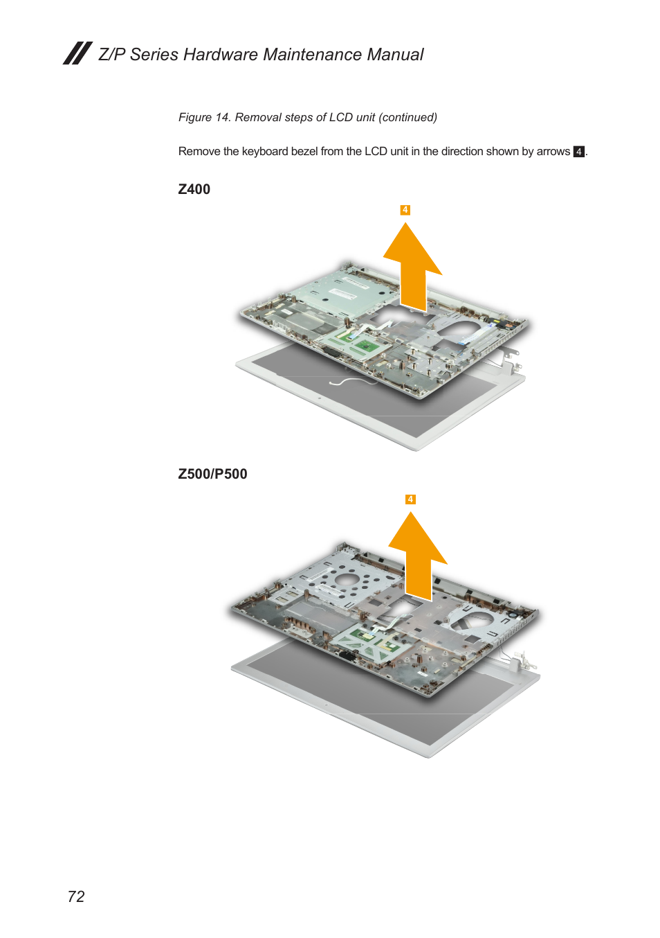 Z/p series hardware maintenance manual | Lenovo IdeaPad P500 Touch Notebook User Manual | Page 76 / 121