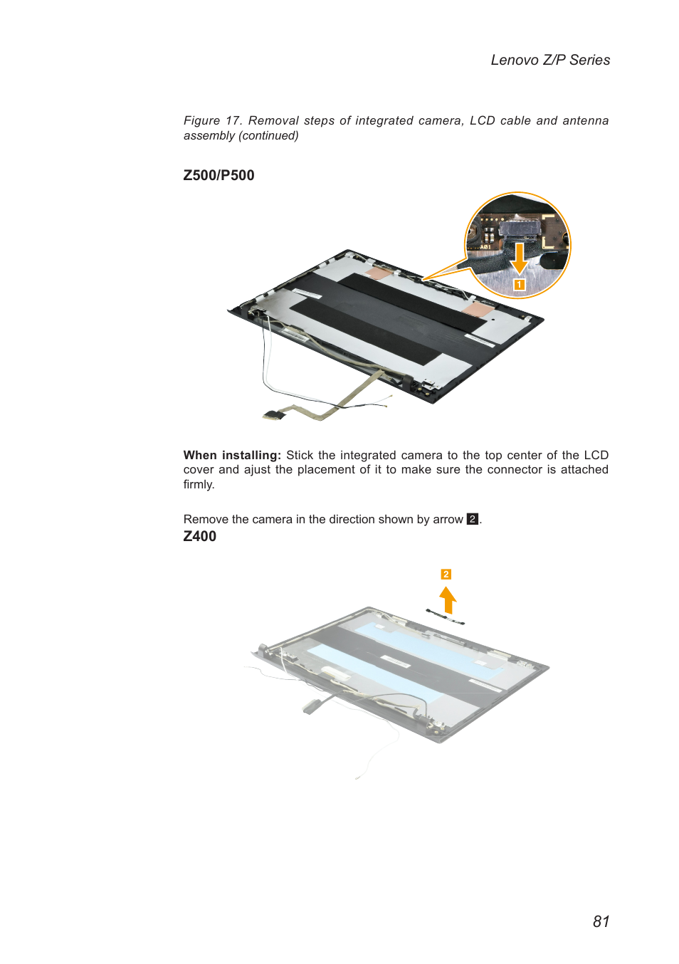 Lenovo IdeaPad P500 Touch Notebook User Manual | Page 85 / 121