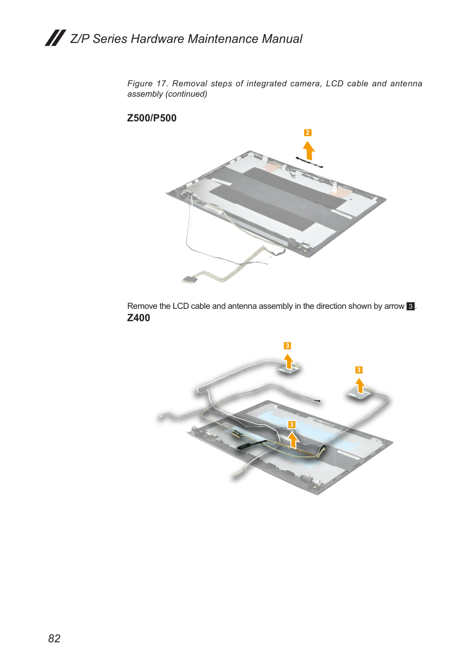Z/p series hardware maintenance manual | Lenovo IdeaPad P500 Touch Notebook User Manual | Page 86 / 121