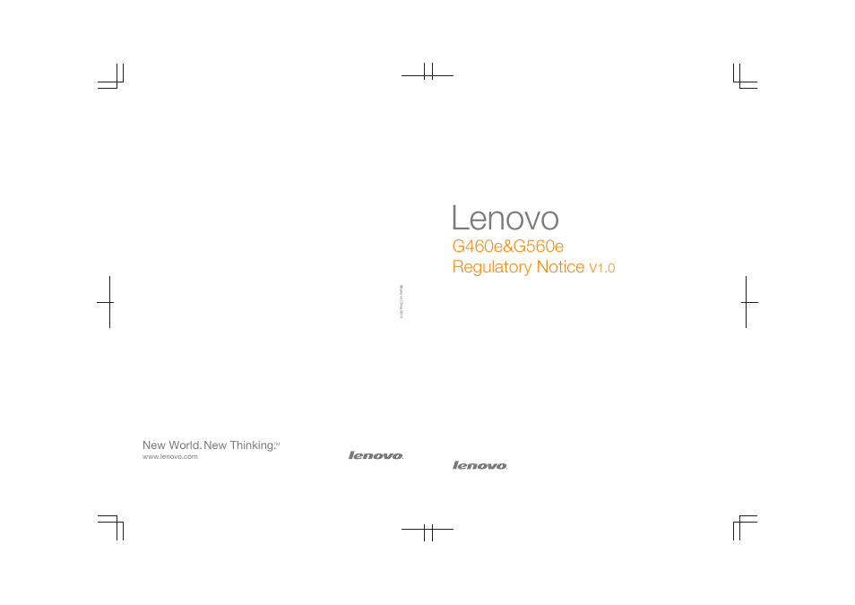 Lenovo G460e Notebook User Manual | 24 pages