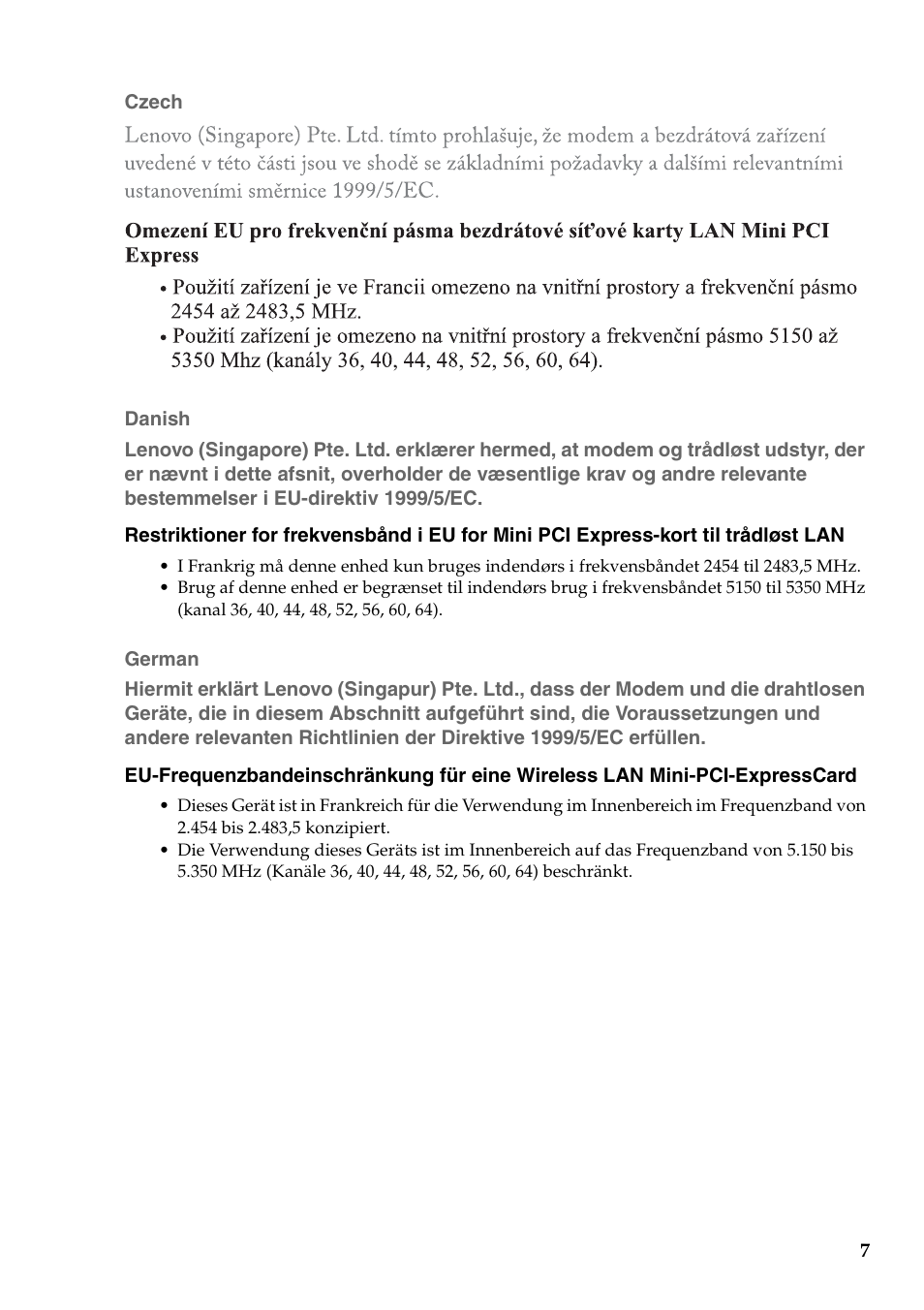 Lenovo G460e Notebook User Manual | Page 8 / 24