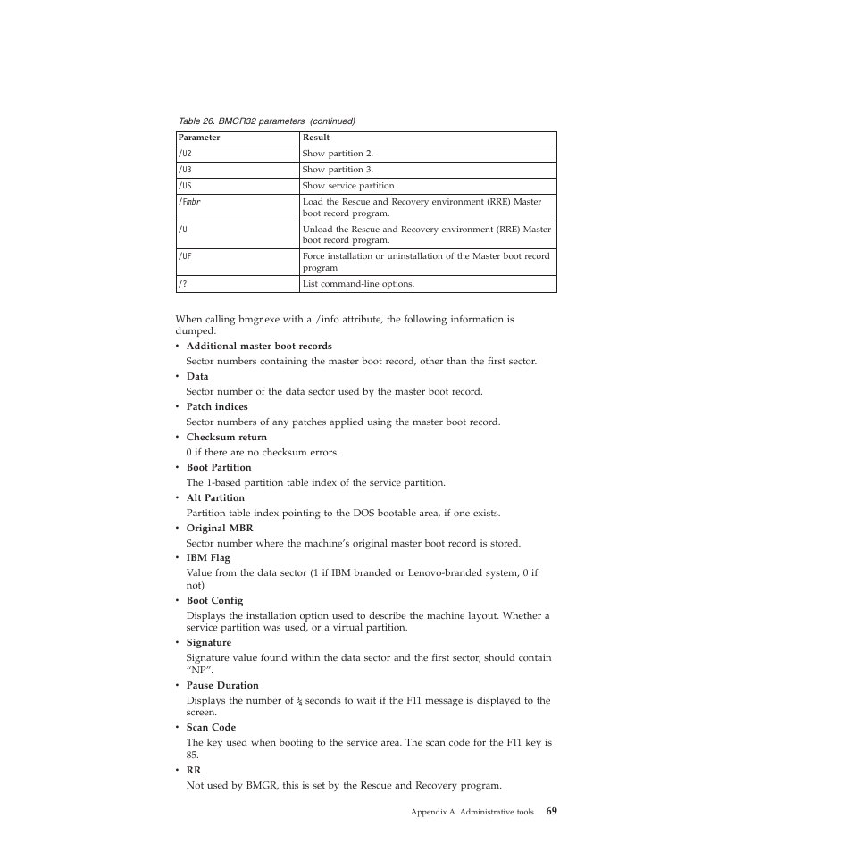 Lenovo ThinkVantage Rescue and Recovery 4.3 (Deployment Guide) User Manual | Page 77 / 96