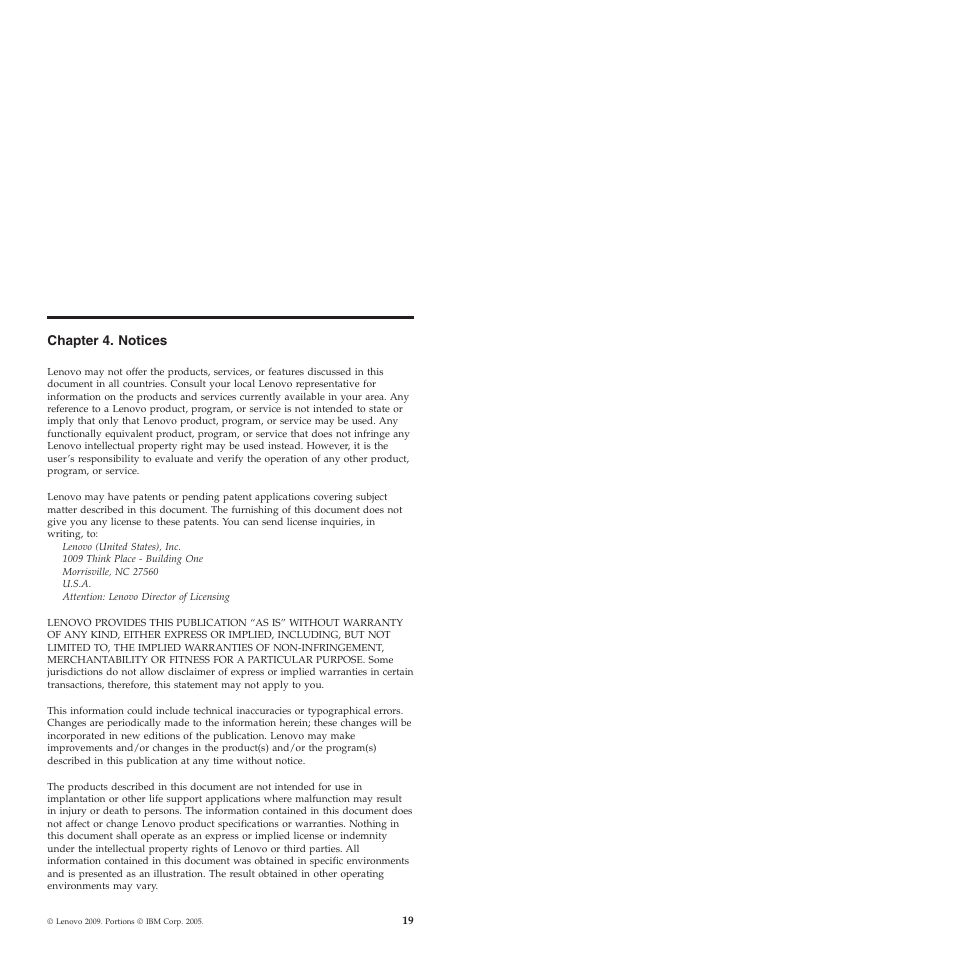 Chapter 4. notices | Lenovo ThinkServer TS200 User Manual | Page 25 / 30