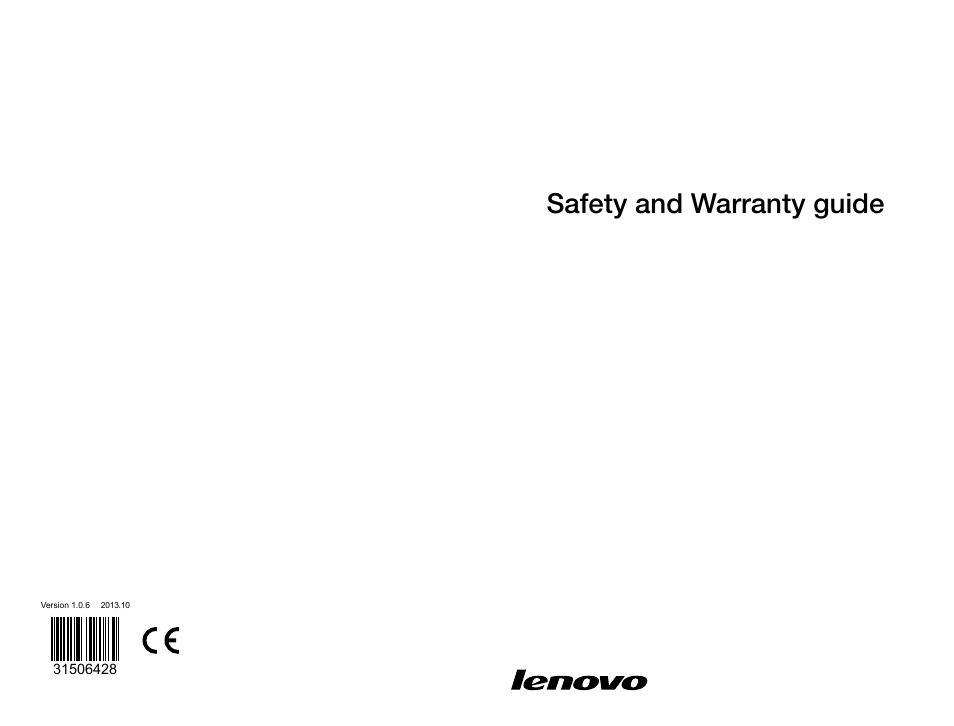 Lenovo S40-40 All-in-One User Manual | 49 pages