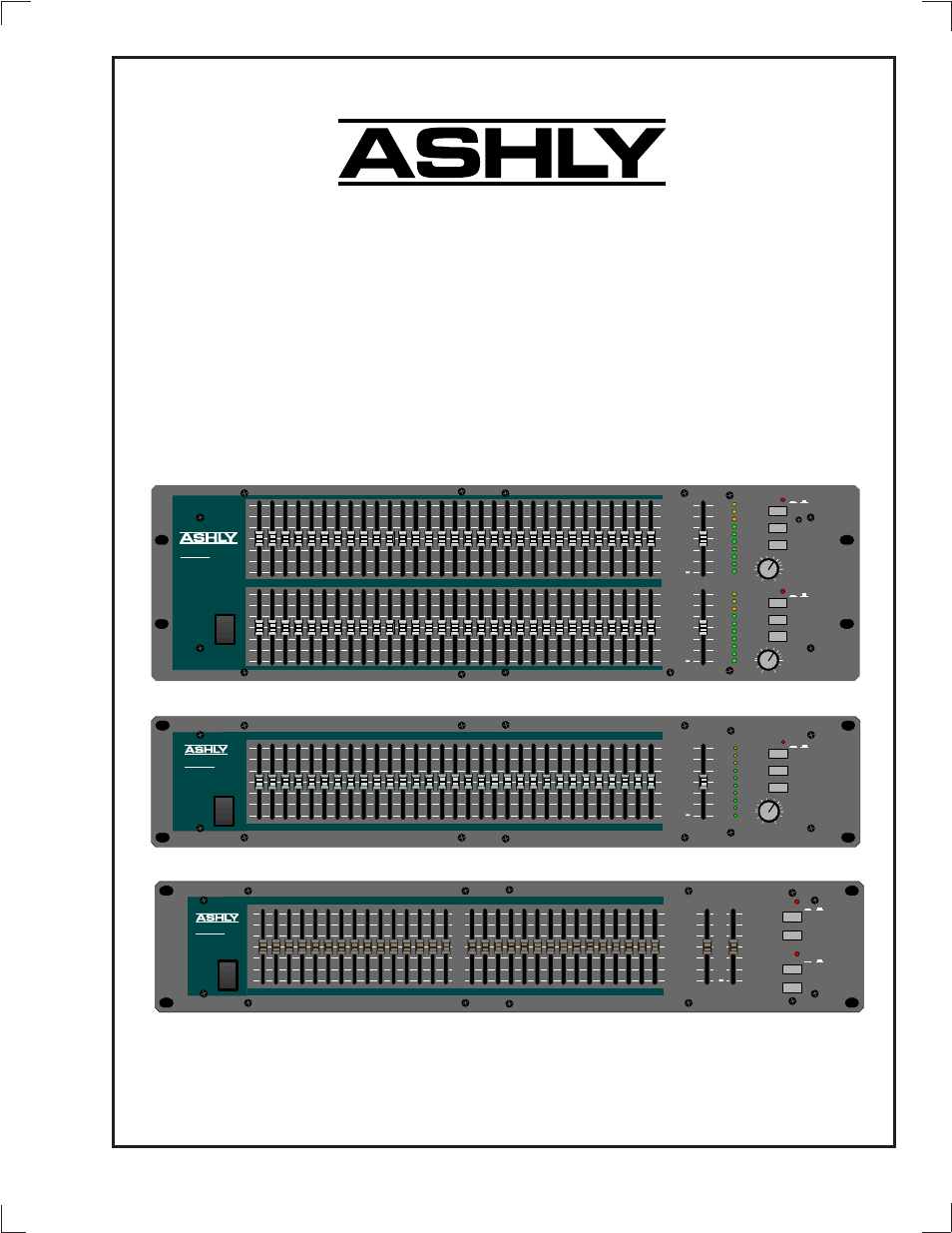 Ashly GQX-3101 User Manual | 16 pages