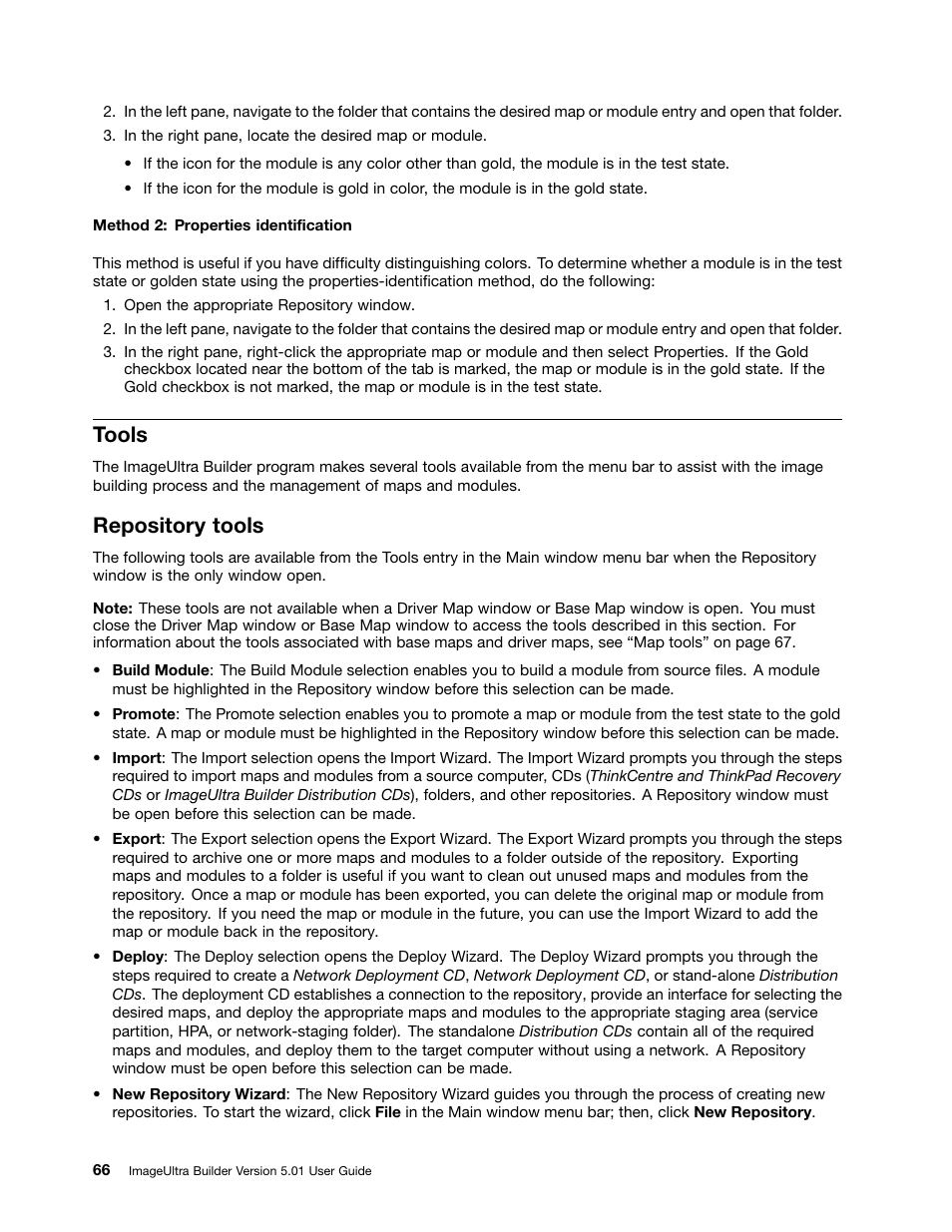 Tools, Repository tools | Lenovo ThinkPad SL300 User Manual | Page 80 / 206