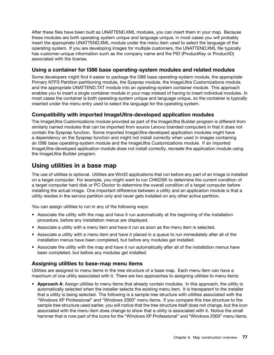 Using utilities in a base map | Lenovo ThinkPad SL300 User Manual | Page 91 / 206