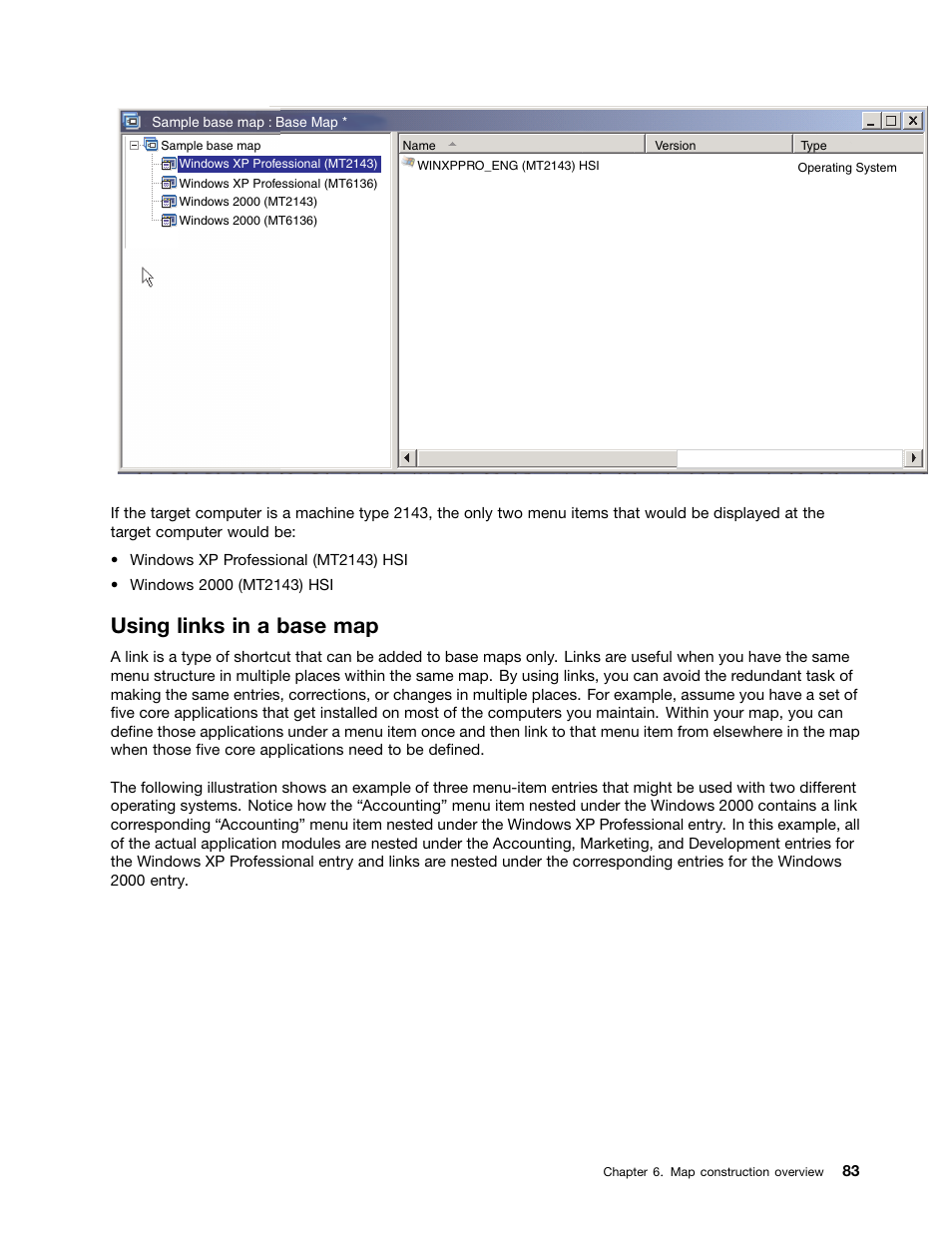 Using links in a base map | Lenovo ThinkPad SL300 User Manual | Page 97 / 206