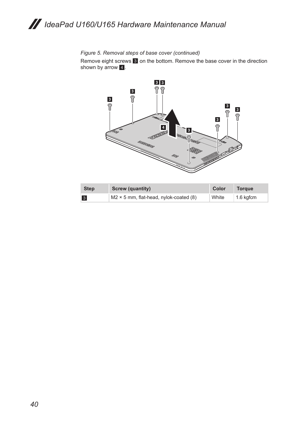 Lenovo IdeaPad U160 User Manual | Page 44 / 81