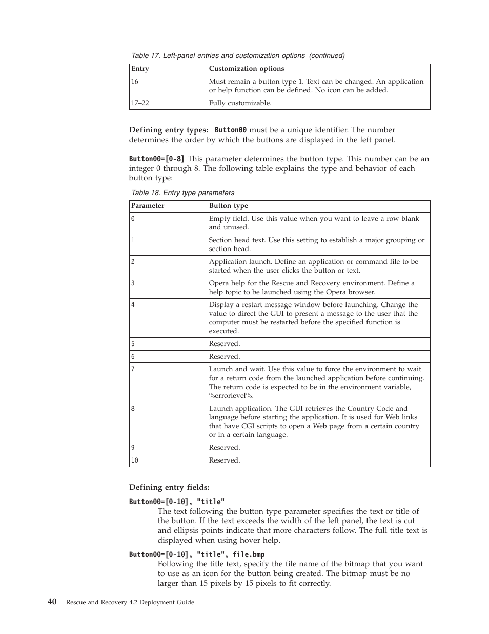 Table | Lenovo ThinkPad R50p User Manual | Page 48 / 156