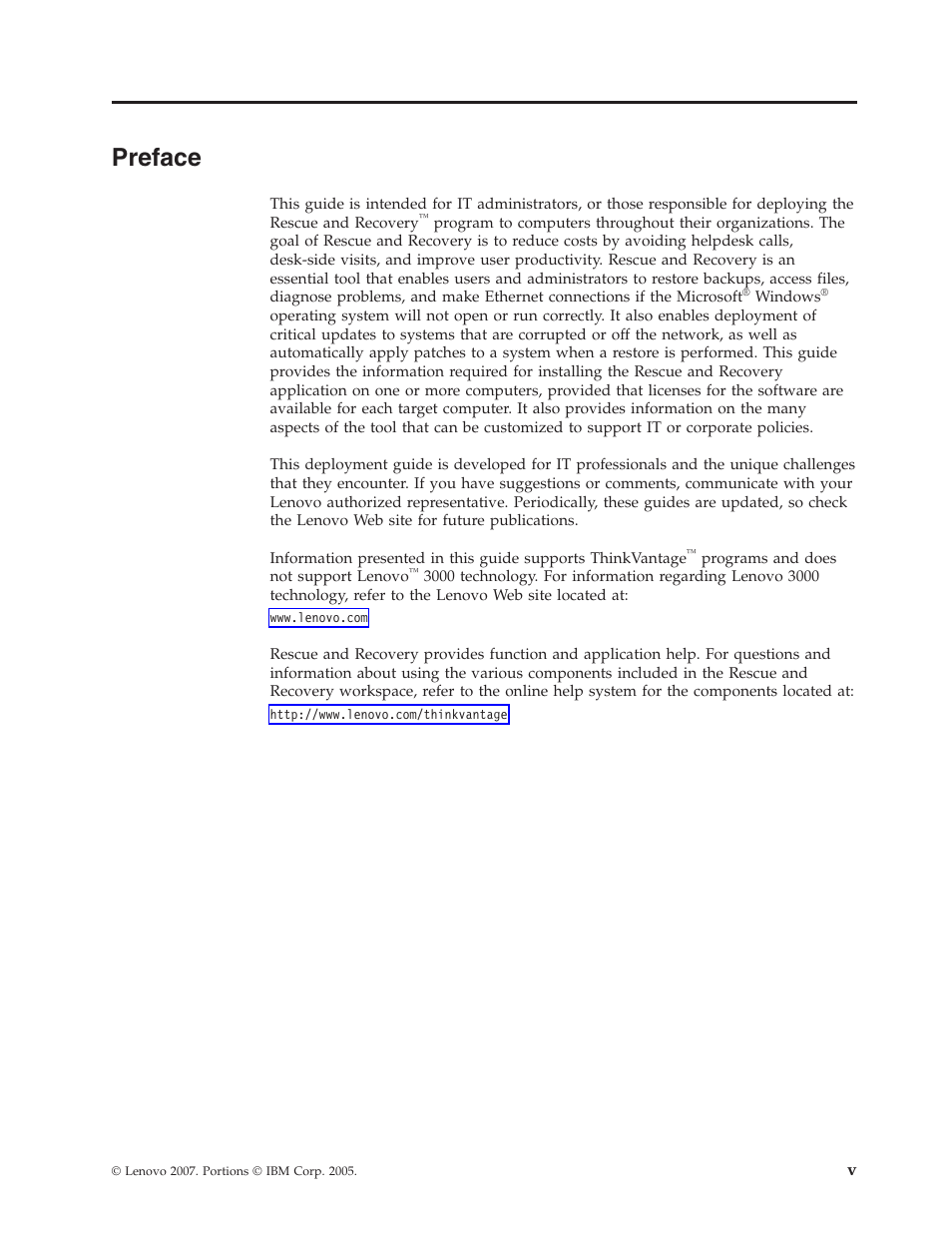 Preface | Lenovo ThinkPad R50p User Manual | Page 7 / 156