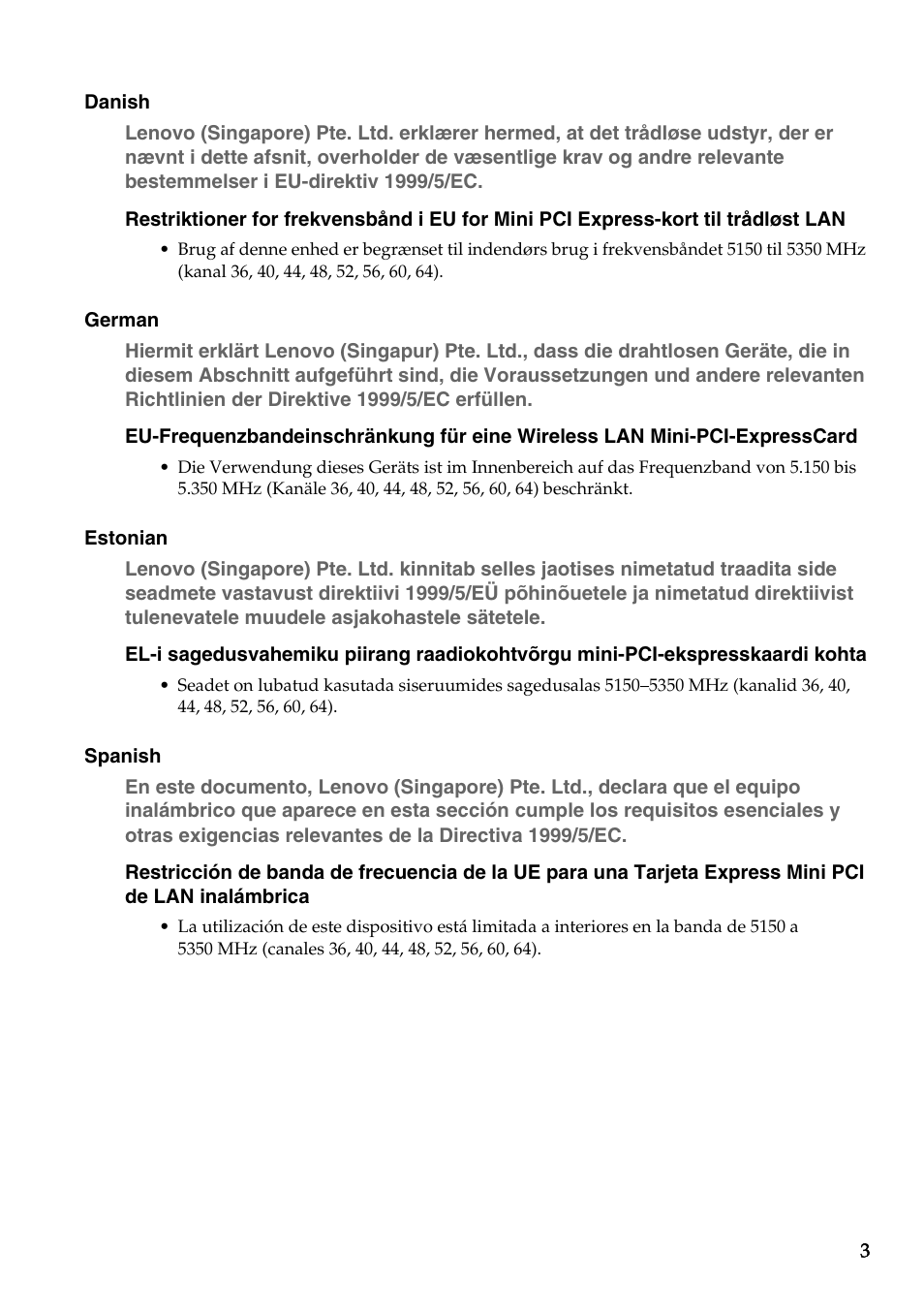 Lenovo Z50-75 User Manual | Page 3 / 14