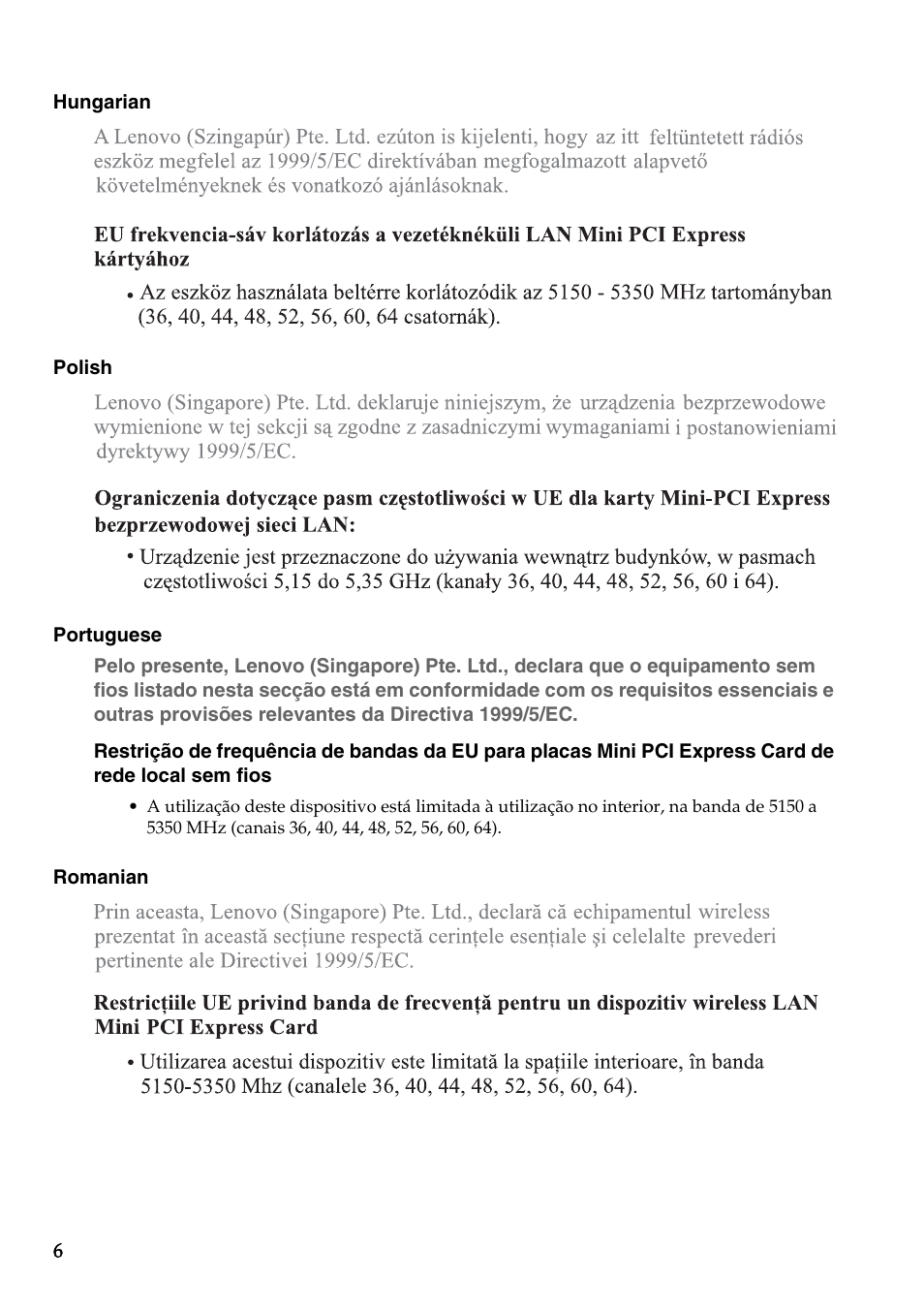 Lenovo Z50-75 User Manual | Page 6 / 14