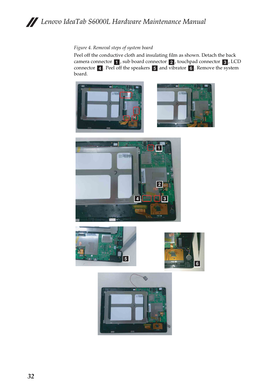 Lenovo ideatab s6000l hardware maintenance manual | Lenovo S6000L Tablet User Manual | Page 36 / 53