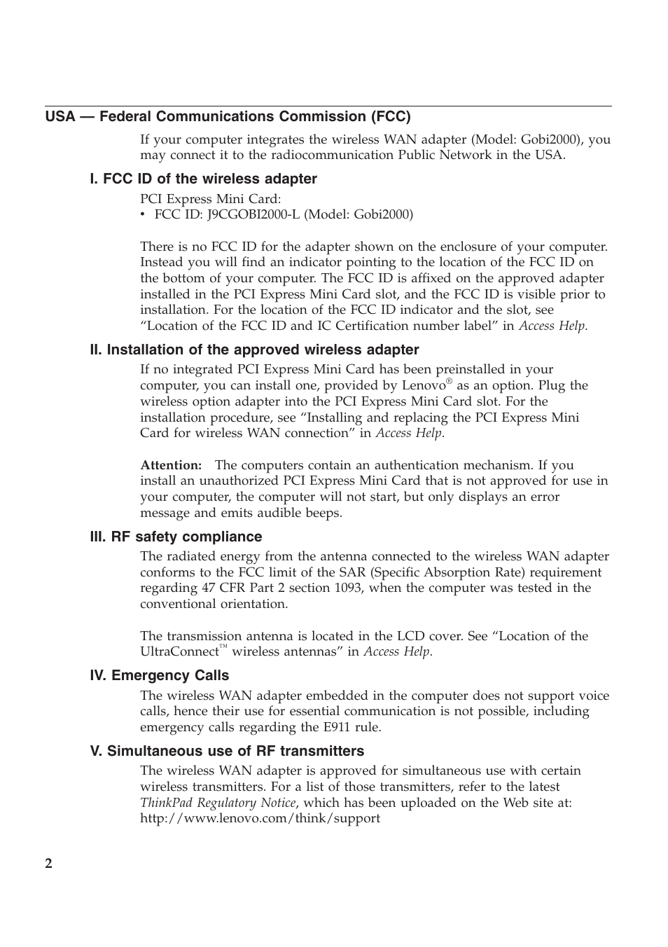 Lenovo ThinkPad X201 Tablet User Manual | Page 2 / 8