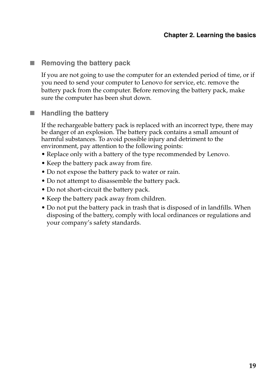 Lenovo G780 Notebook User Manual | Page 23 / 59