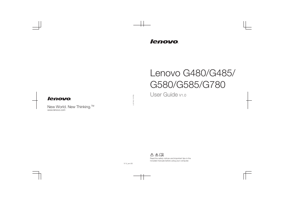User guide | Lenovo G780 Notebook User Manual | Page 59 / 59