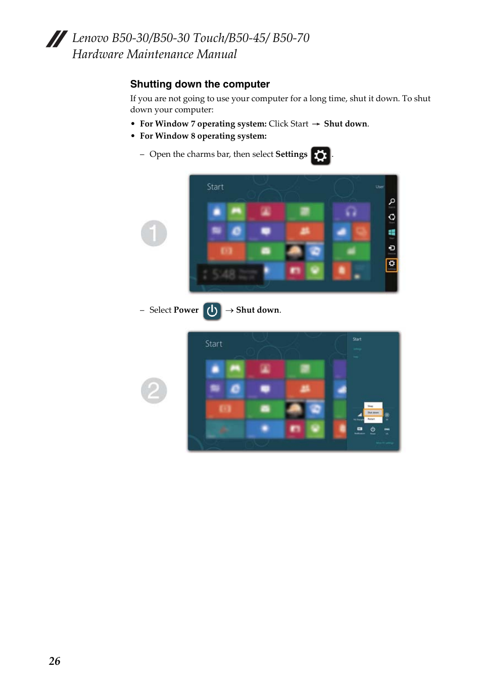 Lenovo B50-30 Notebook User Manual | Page 30 / 88