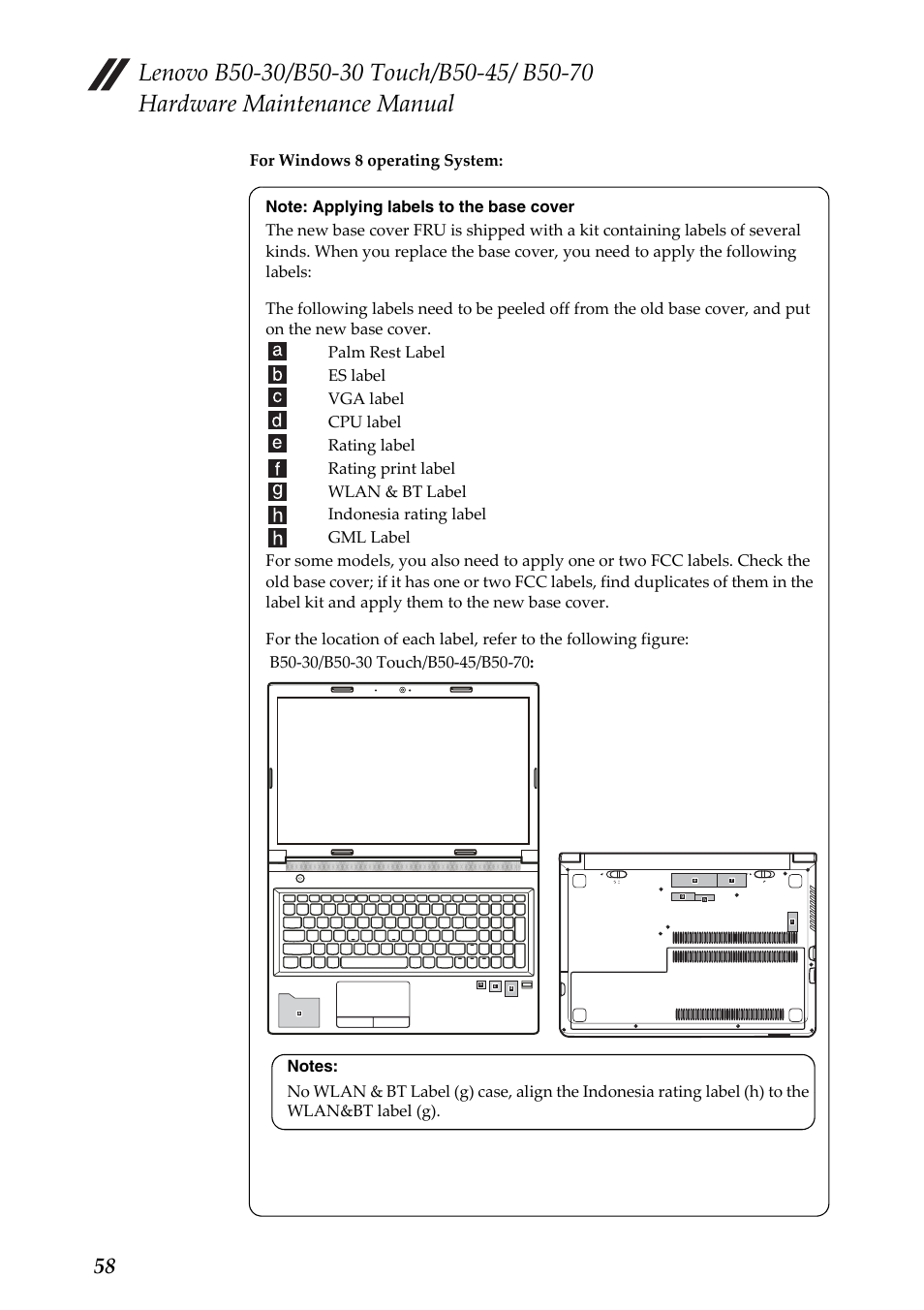 Lenovo B50-30 Notebook User Manual | Page 62 / 88