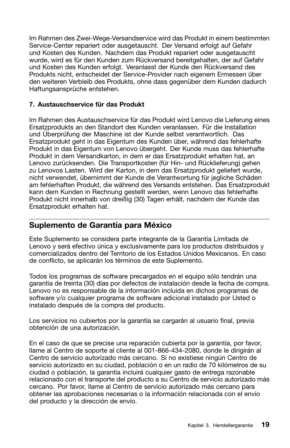 Suplemento de garantía para méxico | Lenovo ThinkCentre Edge 72 User Manual | Page 93 / 178