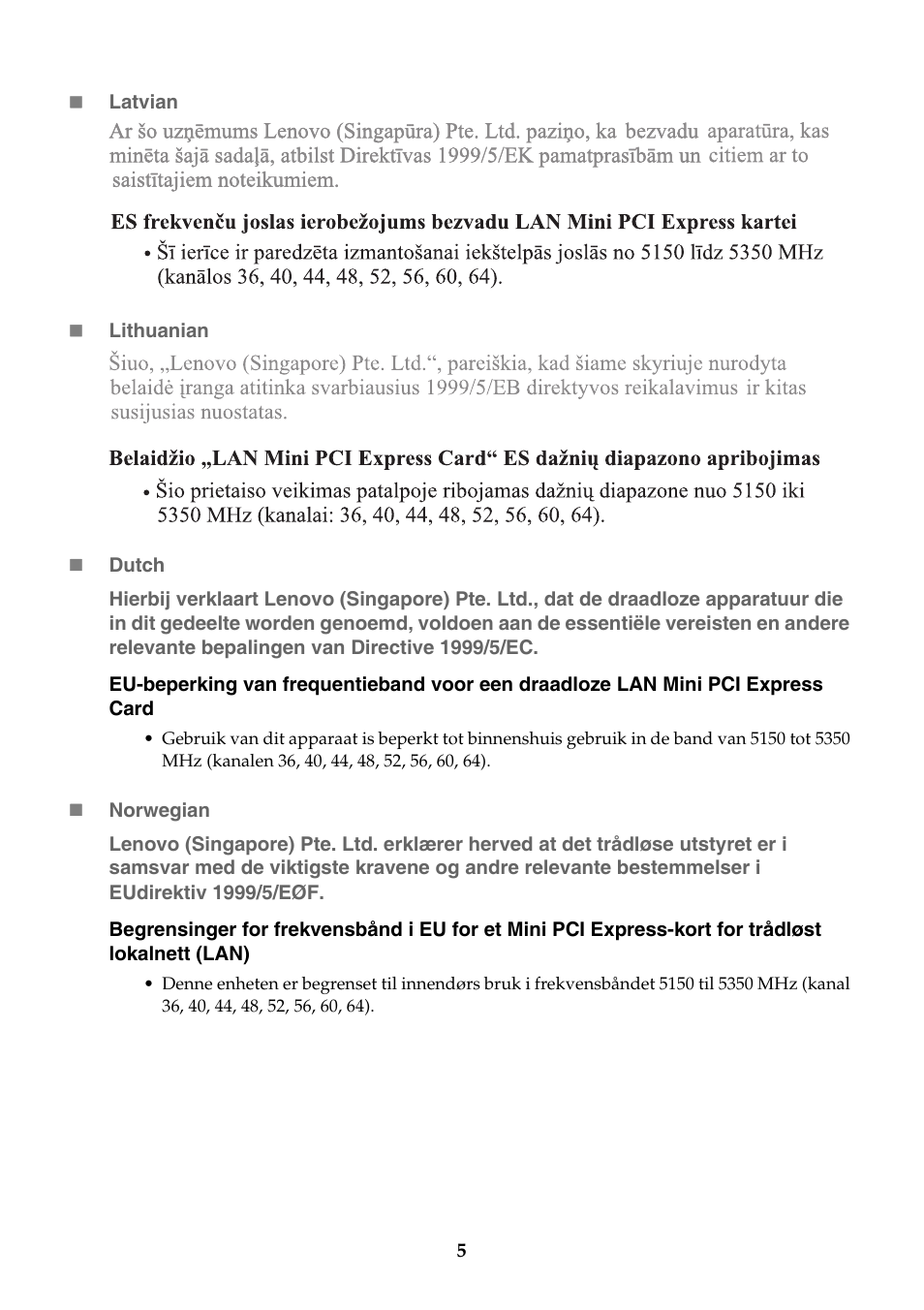 Lenovo Z40-70 User Manual | Page 5 / 12