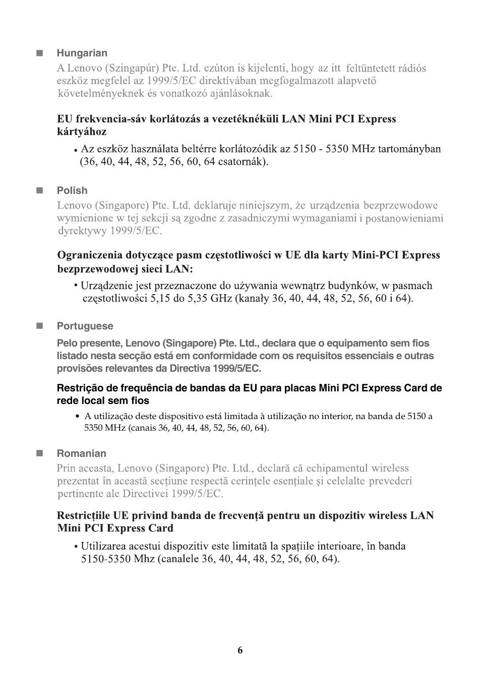 Lenovo Z40-70 User Manual | Page 6 / 12