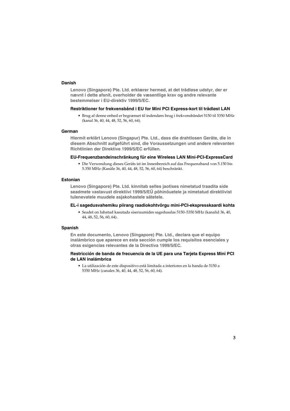 Lenovo Y50-70 User Manual | Page 3 / 14