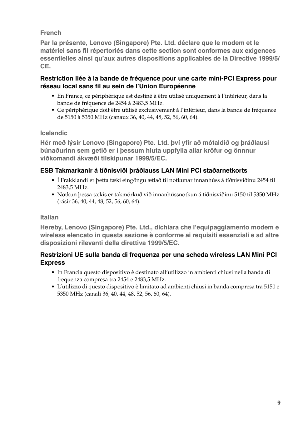 Lenovo B575 Notebook User Manual | Page 10 / 24