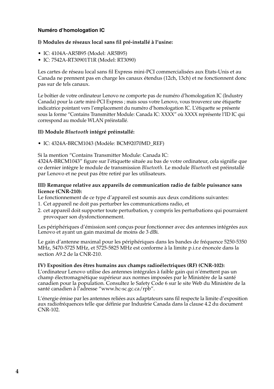 Lenovo B575 Notebook User Manual | Page 5 / 24