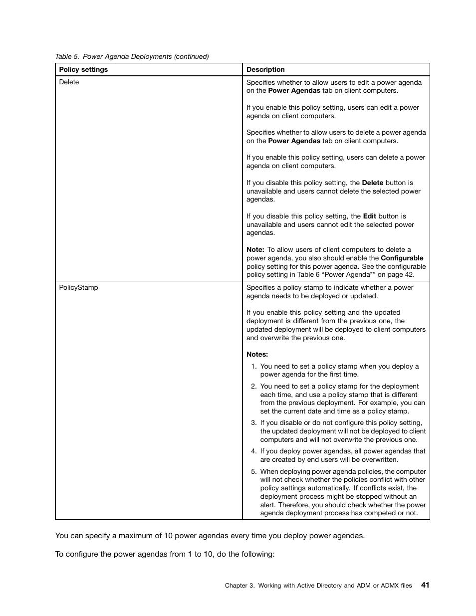 Lenovo ThinkVantage (Power Manager Deployment) User Manual | Page 47 / 68