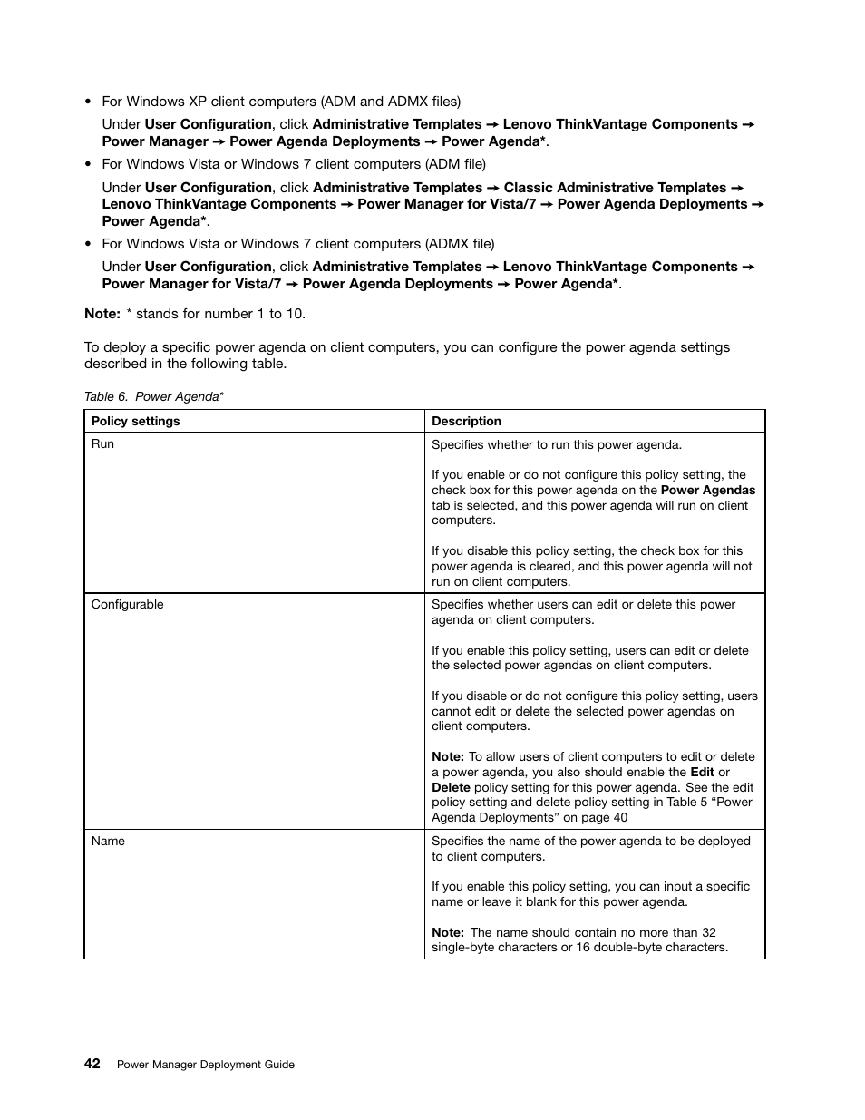 Lenovo ThinkVantage (Power Manager Deployment) User Manual | Page 48 / 68