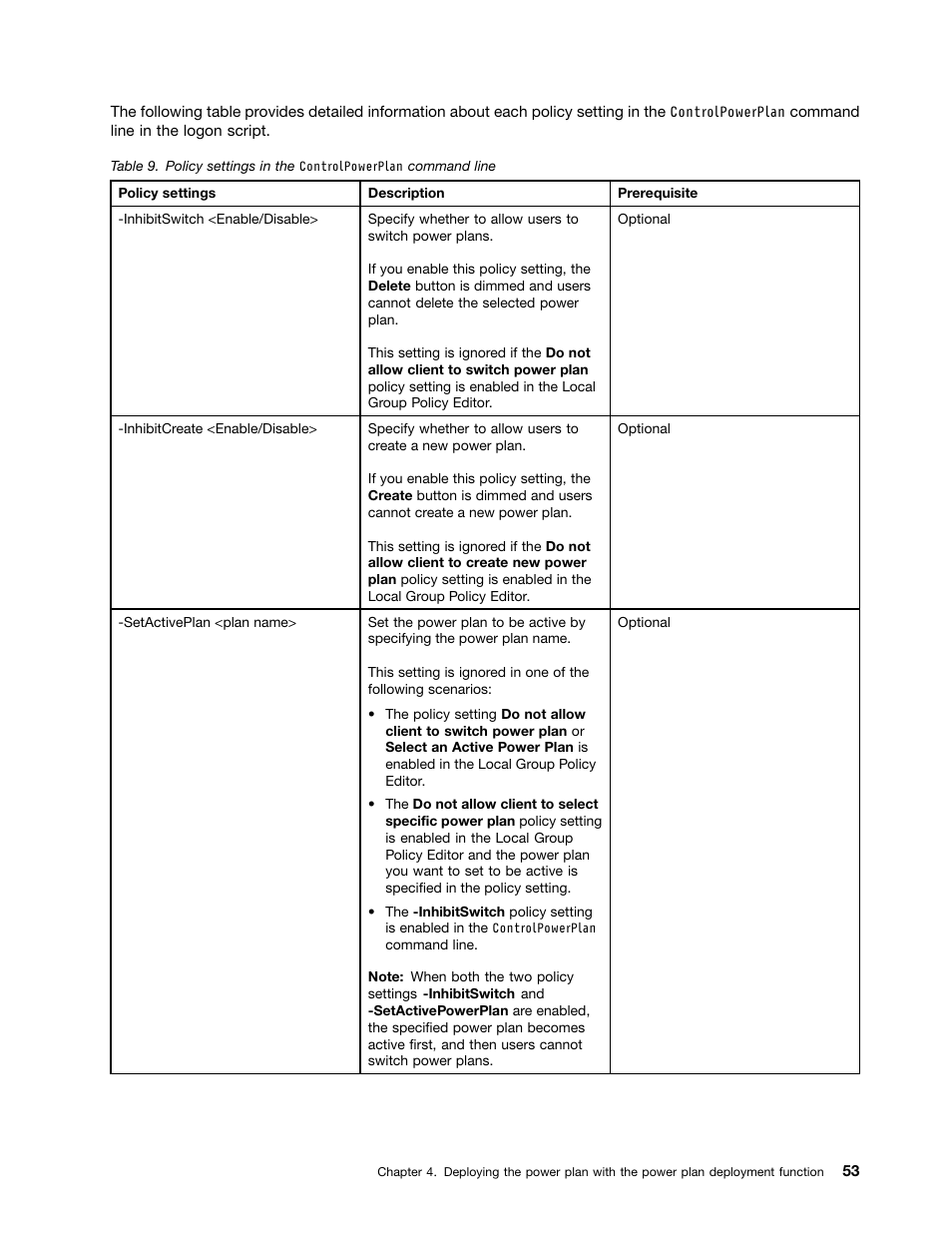 Lenovo ThinkVantage (Power Manager Deployment) User Manual | Page 59 / 68