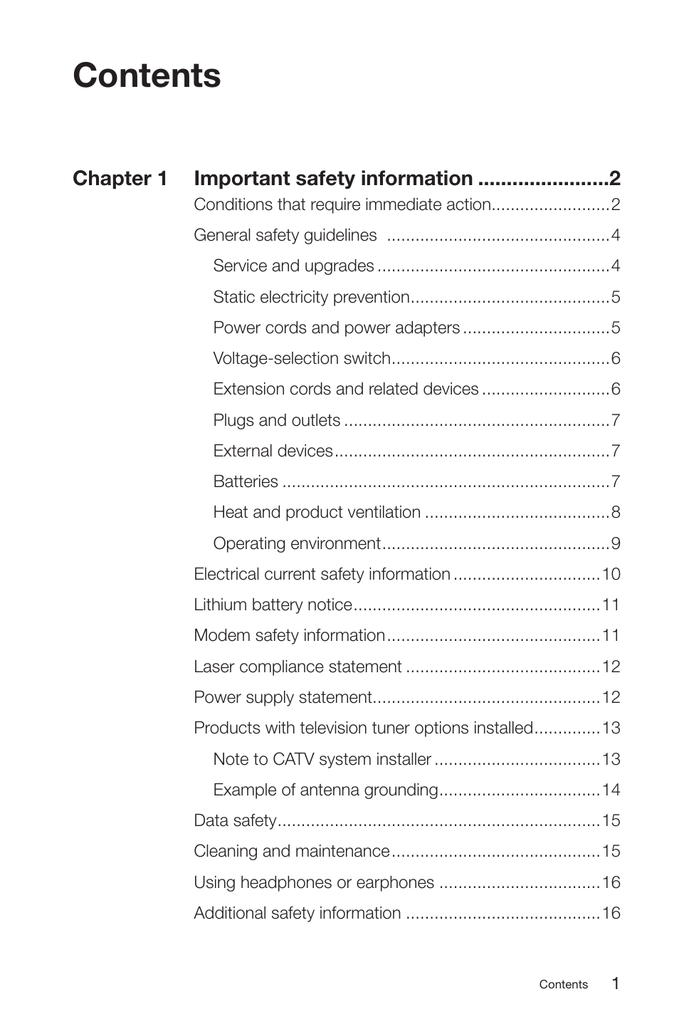 Lenovo IdeaCentre K200 User Manual | Page 2 / 35