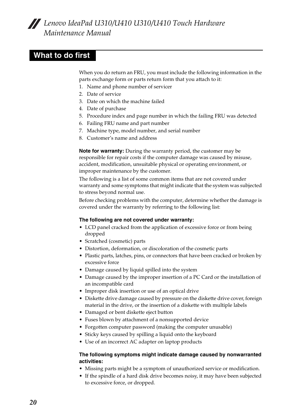 What to do first | Lenovo IdeaPad U310 User Manual | Page 24 / 115