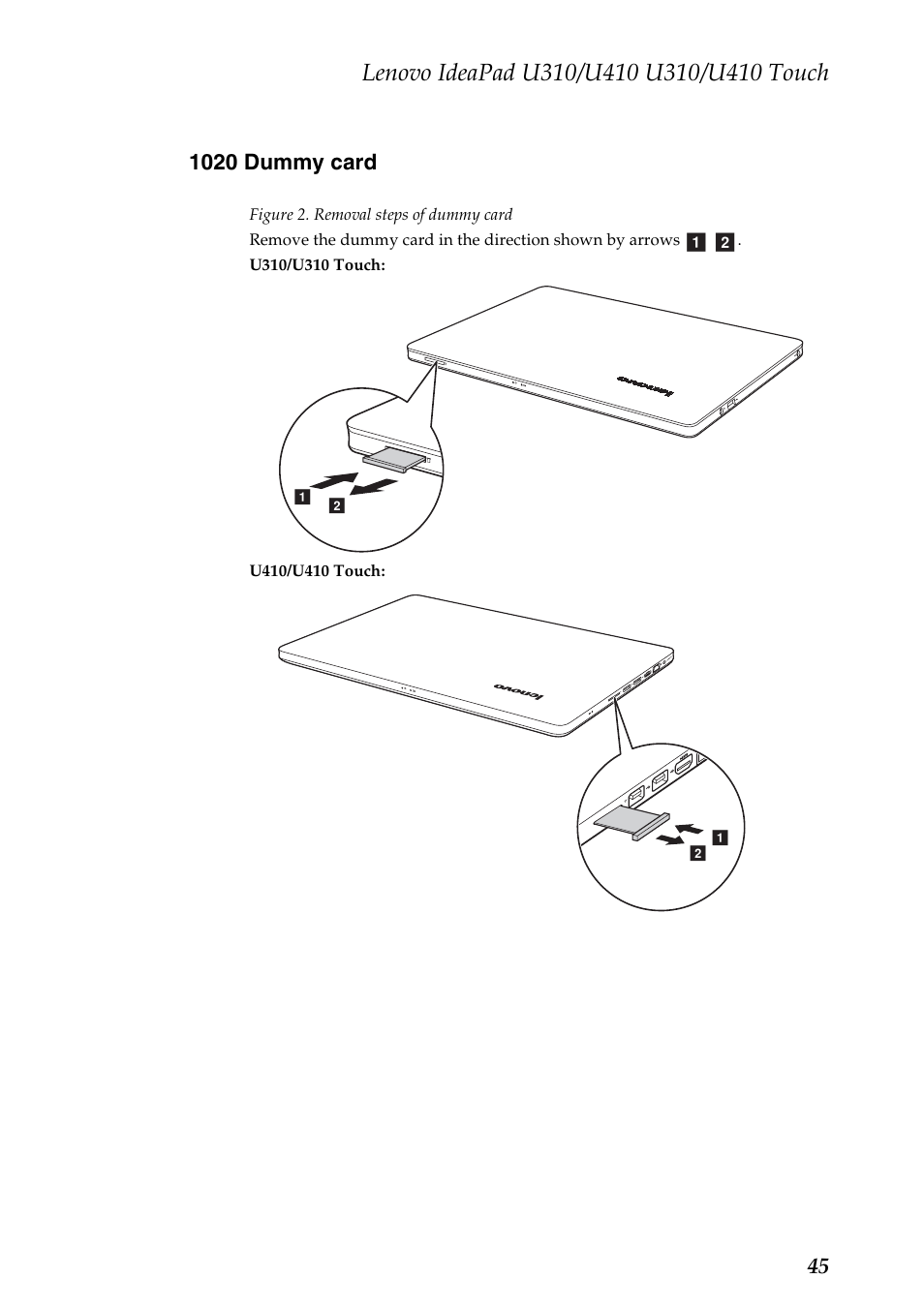 1020 dummy card | Lenovo IdeaPad U310 User Manual | Page 49 / 115