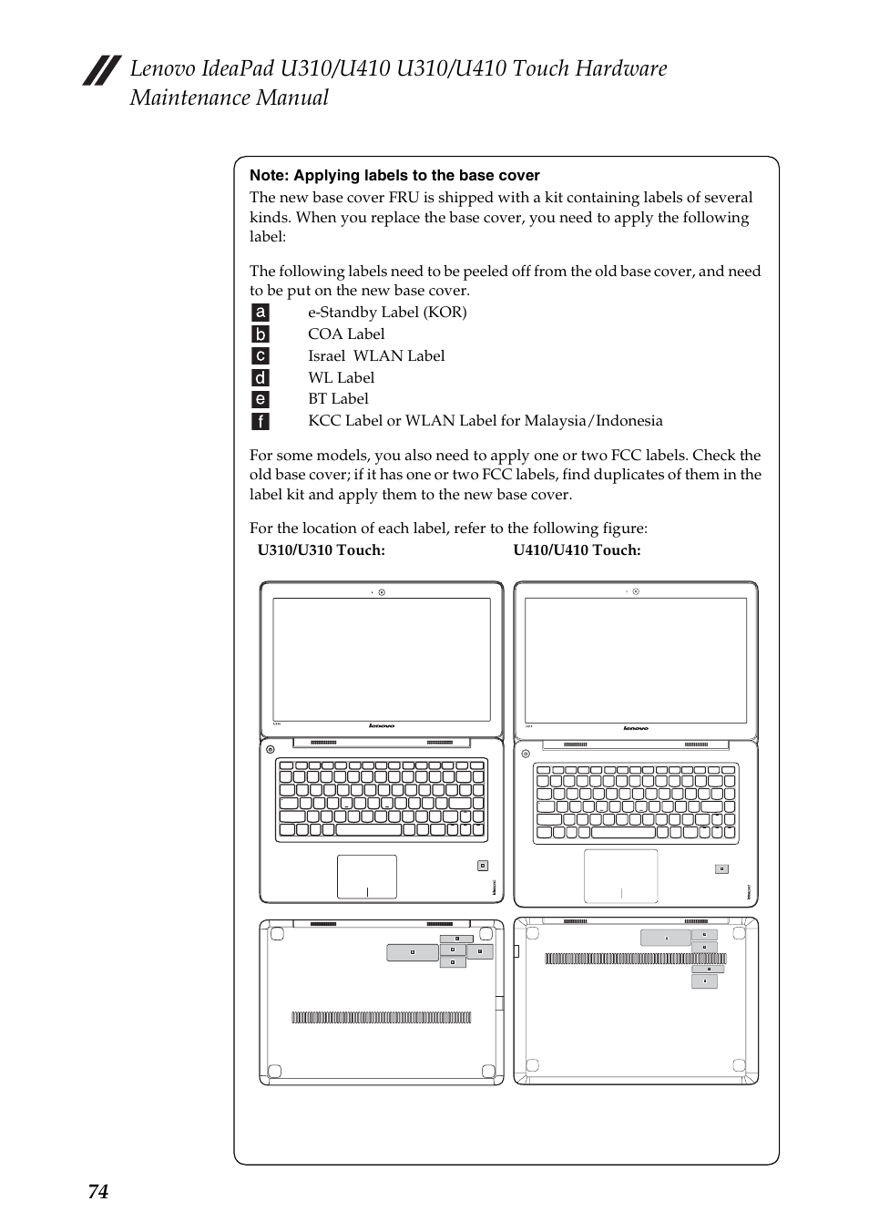 Lenovo IdeaPad U310 User Manual | Page 78 / 115