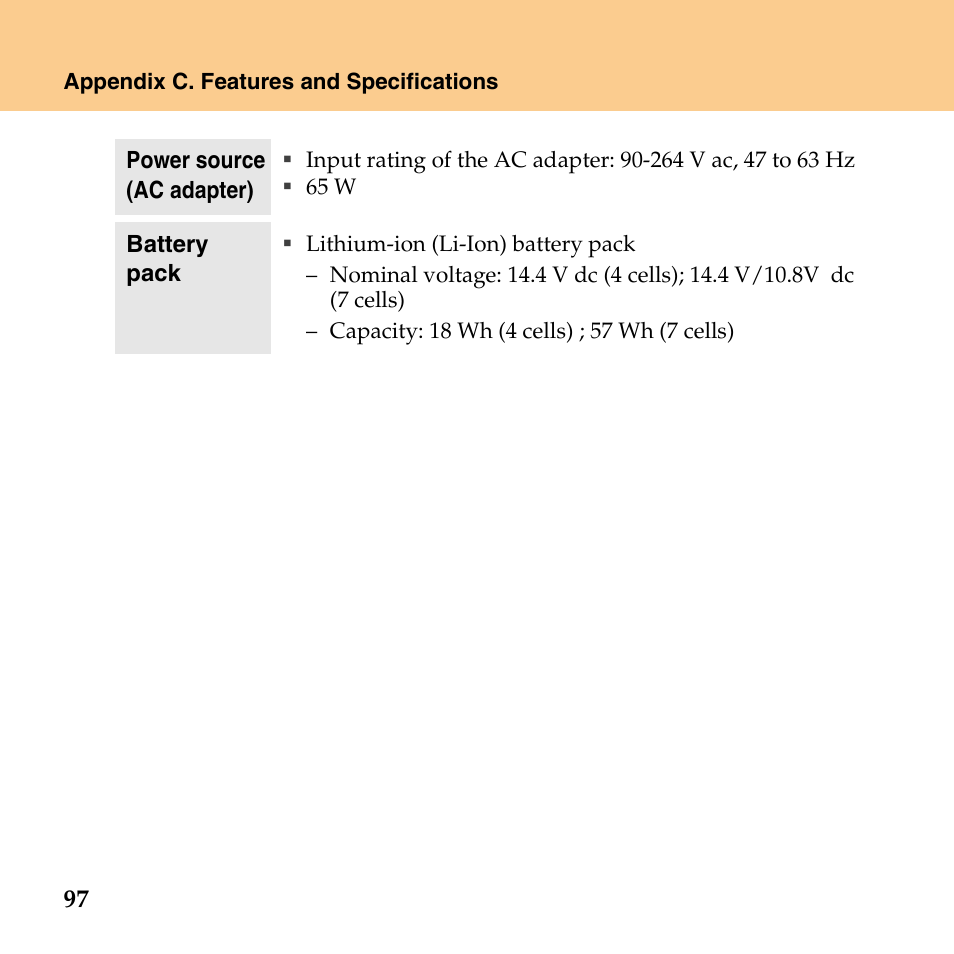 Lenovo IdeaPad U110 User Manual | Page 108 / 129