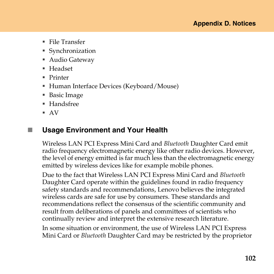 Lenovo IdeaPad U110 User Manual | Page 113 / 129