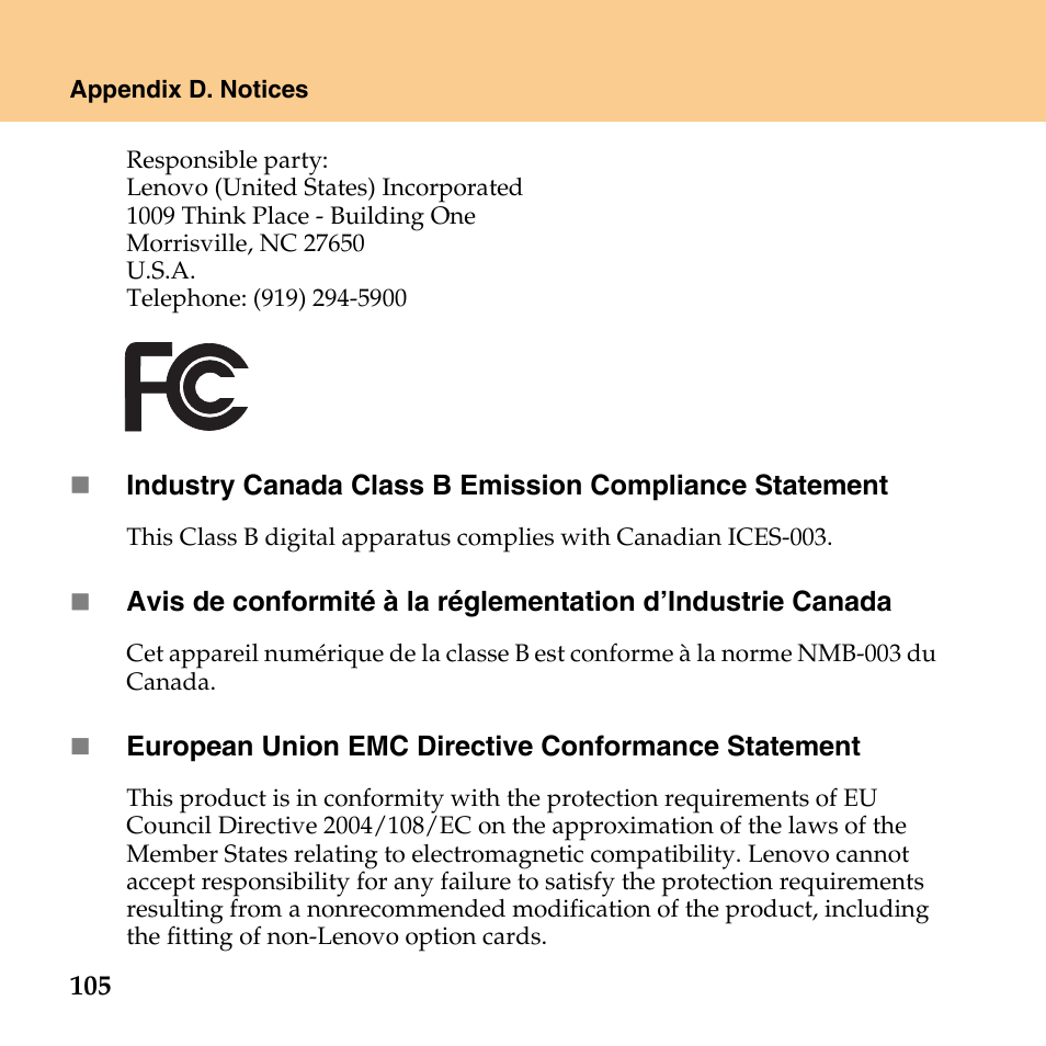 Lenovo IdeaPad U110 User Manual | Page 116 / 129