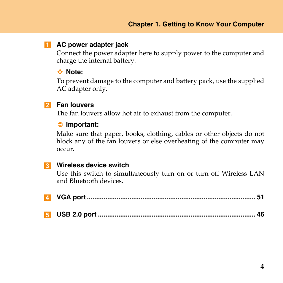 Lenovo IdeaPad U110 User Manual | Page 15 / 129