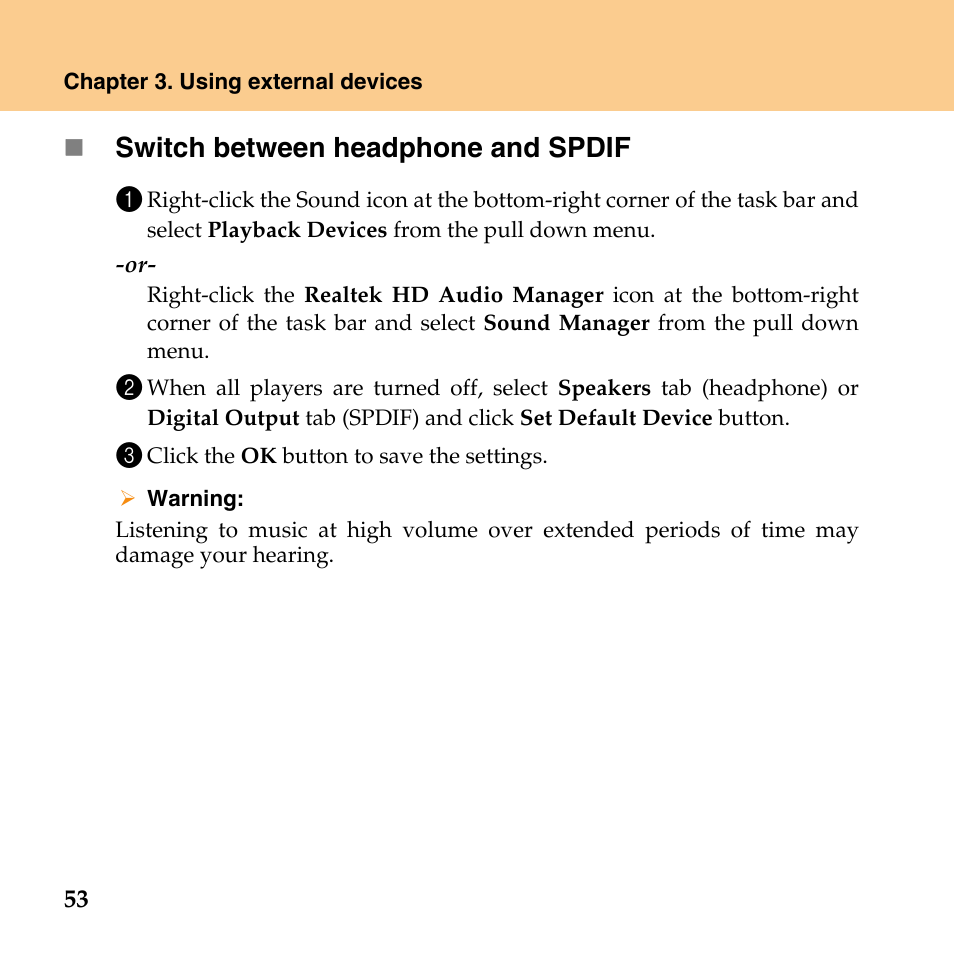 Lenovo IdeaPad U110 User Manual | Page 64 / 129
