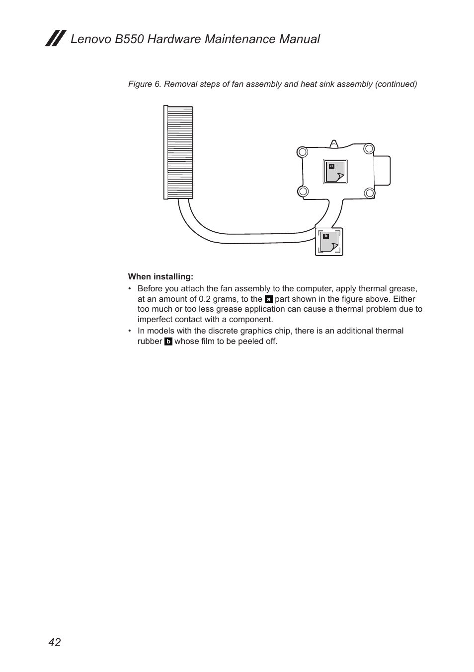 Lenovo b550 hardware maintenance manual | Lenovo B550 Notebook User Manual | Page 46 / 91