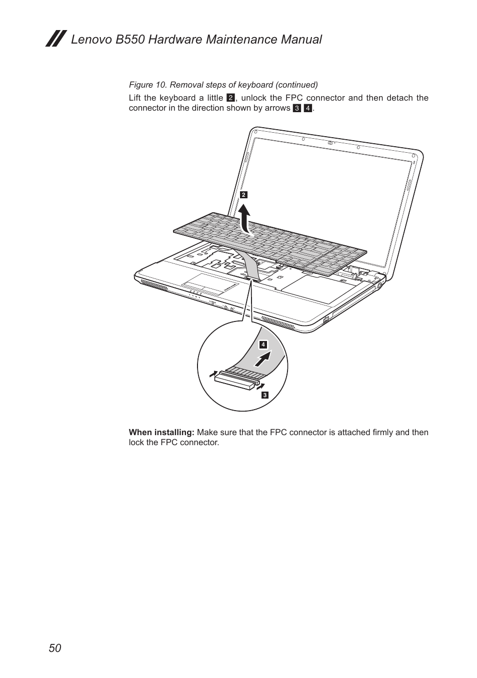 Lenovo b550 hardware maintenance manual | Lenovo B550 Notebook User Manual | Page 54 / 91