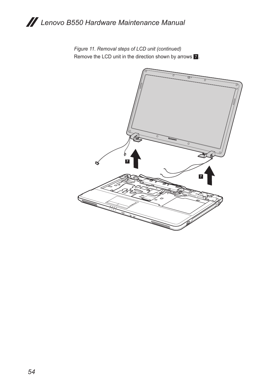 Lenovo b550 hardware maintenance manual | Lenovo B550 Notebook User Manual | Page 58 / 91