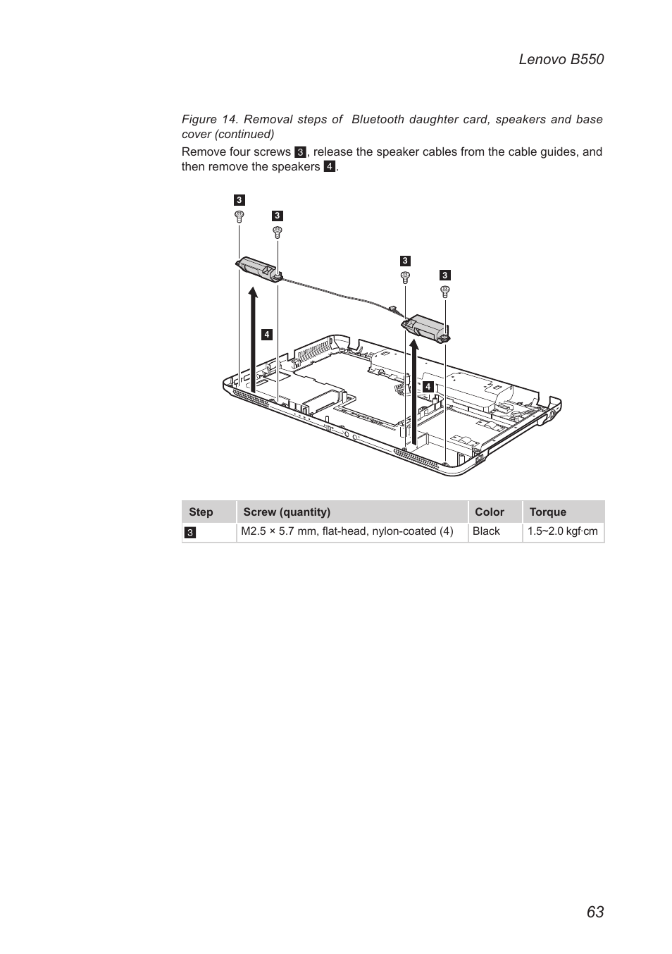 Lenovo b550 | Lenovo B550 Notebook User Manual | Page 67 / 91