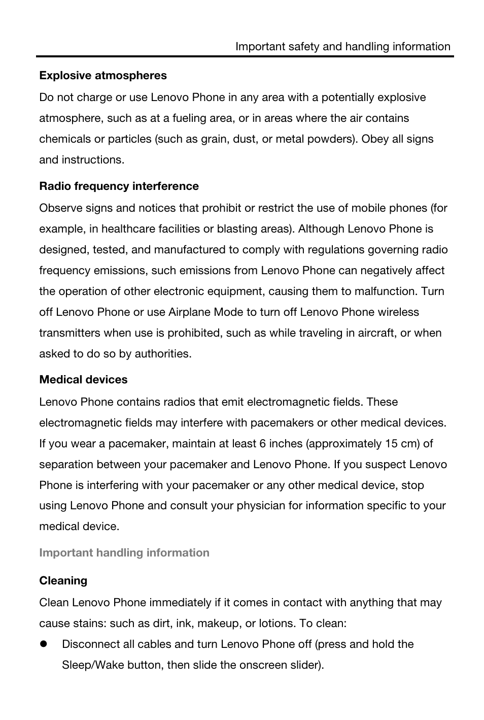 Lenovo S930 Smartphone User Manual | Page 8 / 20