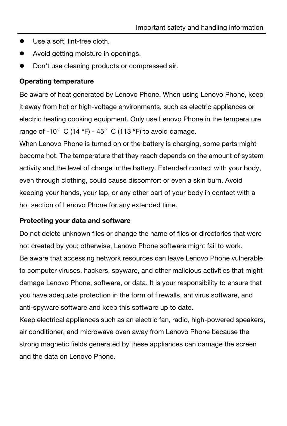 Lenovo S930 Smartphone User Manual | Page 9 / 20