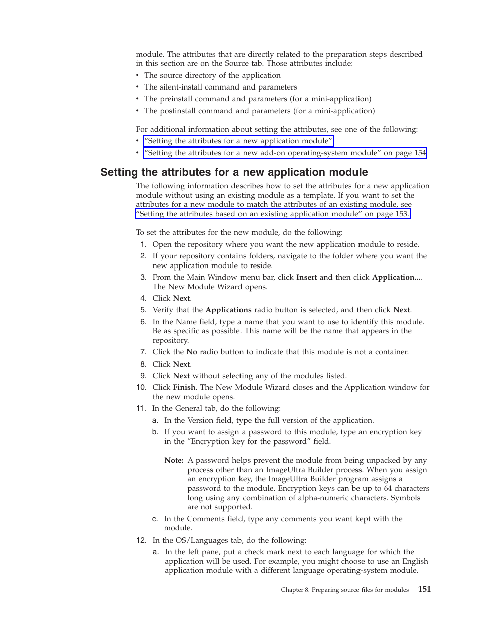 Setting, Attributes, Application | Module | Lenovo ThinkPad R400 User Manual | Page 165 / 220