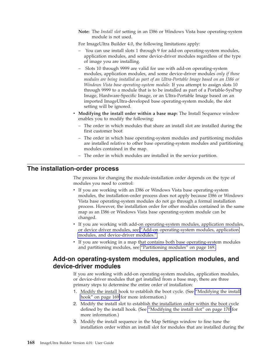 The installation-order process, Installation-order, Process | Add-on, Operating-system, Modules, Application, Device-driver | Lenovo ThinkPad R400 User Manual | Page 182 / 220